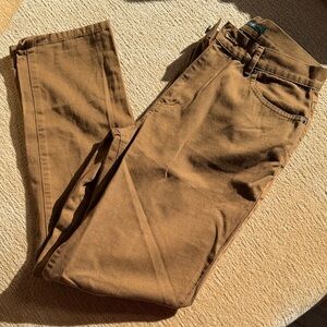 Lauren Ralph Lauren Tan Straight Leg Pants